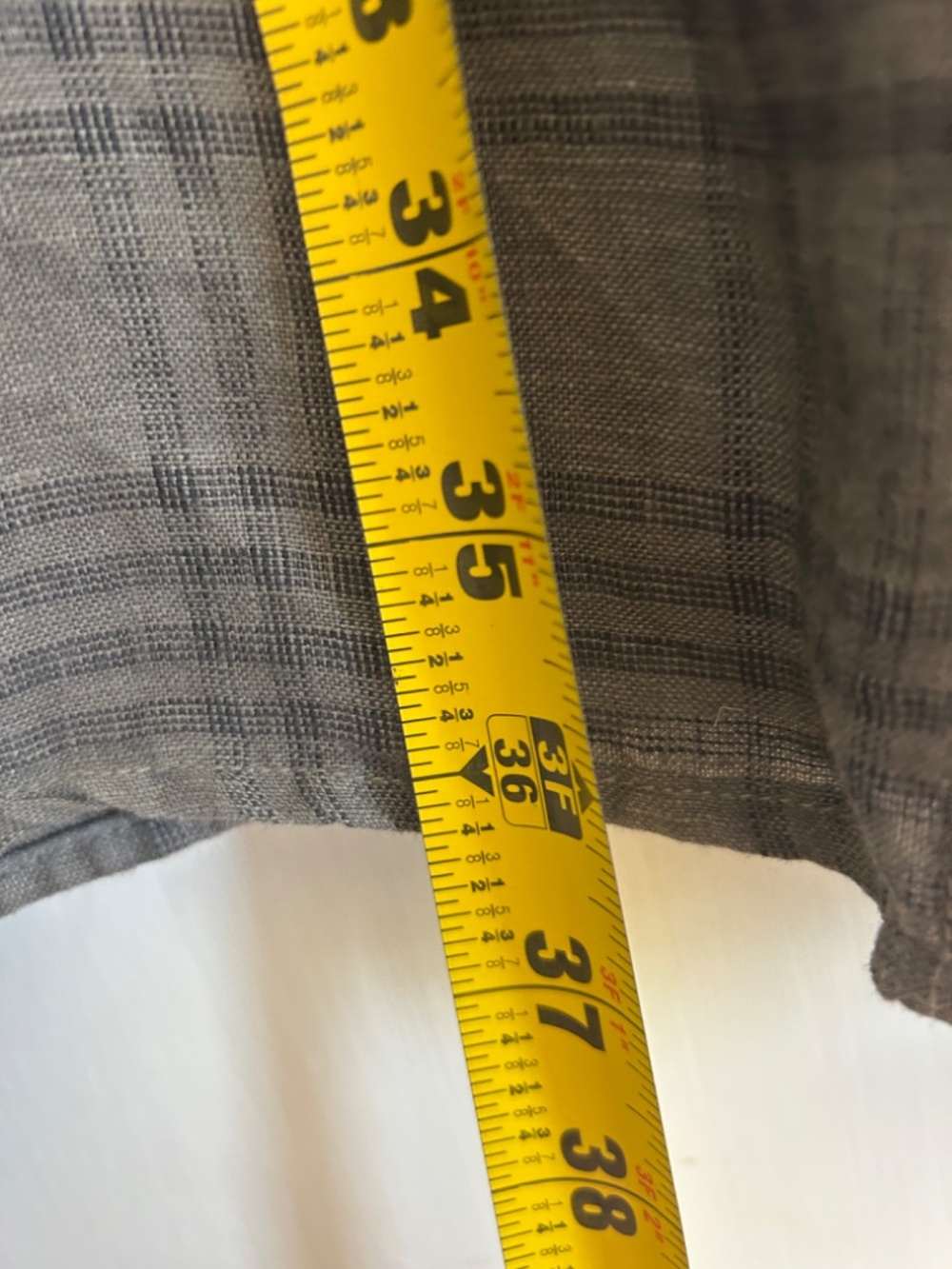 Linen Button front tunic - Picture 3 of 9